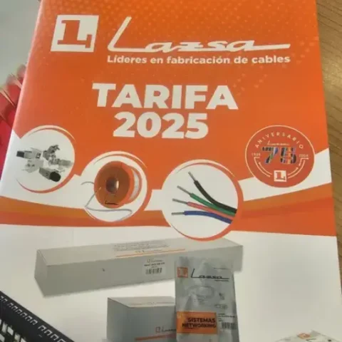 Tarifa de precios 2025 de la empresa Lazsa, líder en fabricación de cables